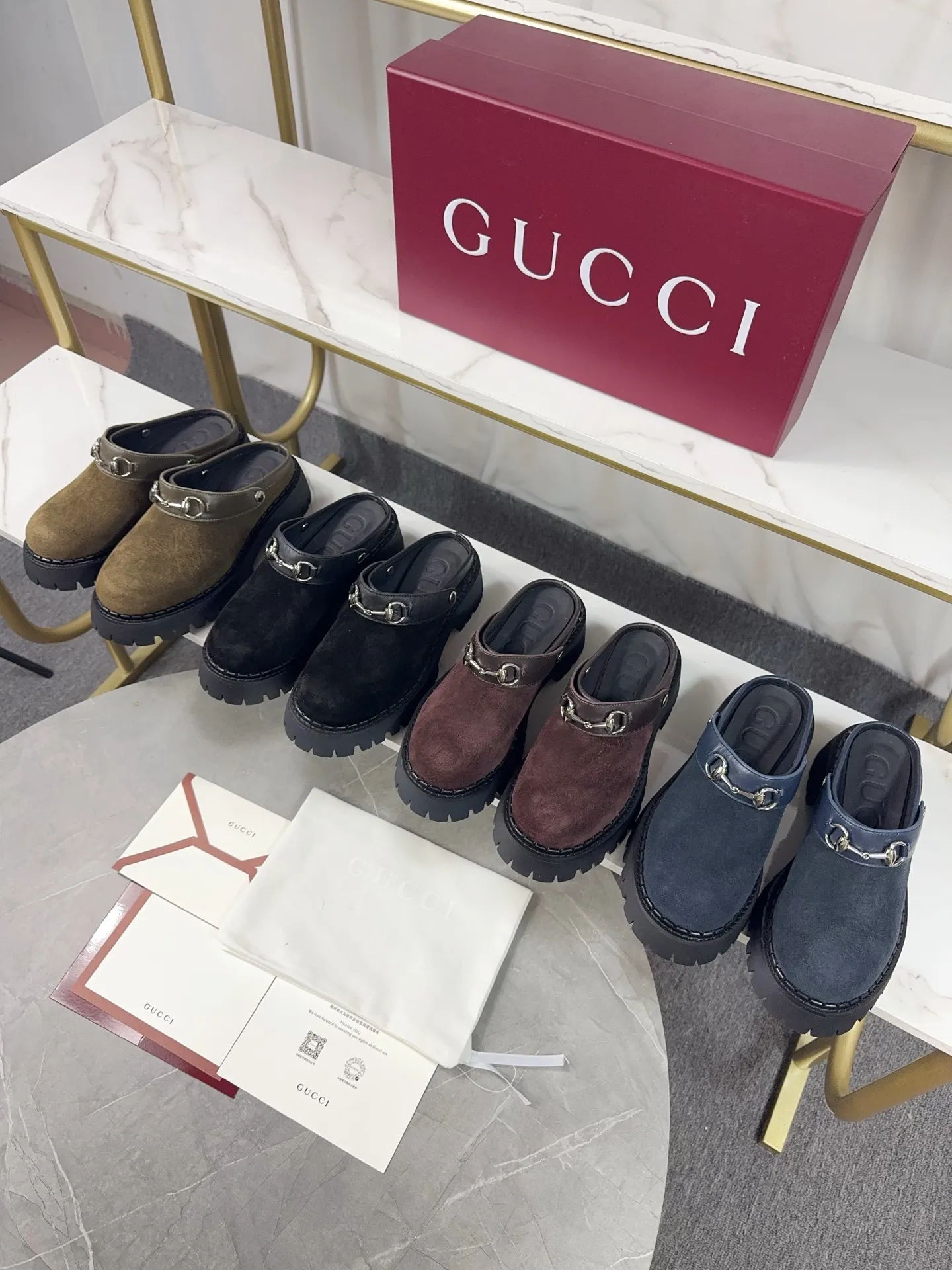 p500🐮🐮Gucci2024 new model, double GG groove thick-soled Loaf platform shoes. The original version is made 1:1. Super beautiful quality, classic model at the counter. ❶Upper: original frosted cowhide ❷Inner lining: water-dyed cowhide ❸Feet: water-dyed cowhide ❹Outsole: ultra-light original sole ❺thick sole heightening: 3.5cn ❻Packing: original packaging ❼Number: Women's 35-42 (41 42 customized, non-returnable) Men's model: 38-46 (45, 46 customized, non-returnable)